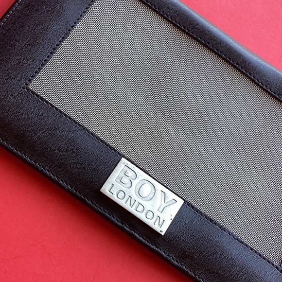 Vintage BOY LONDON wallet leather and metal